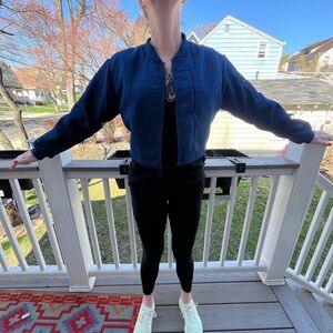 Nike Blue Quilted Jacket. Sporty& stylish jacket for all weather and temps, cute